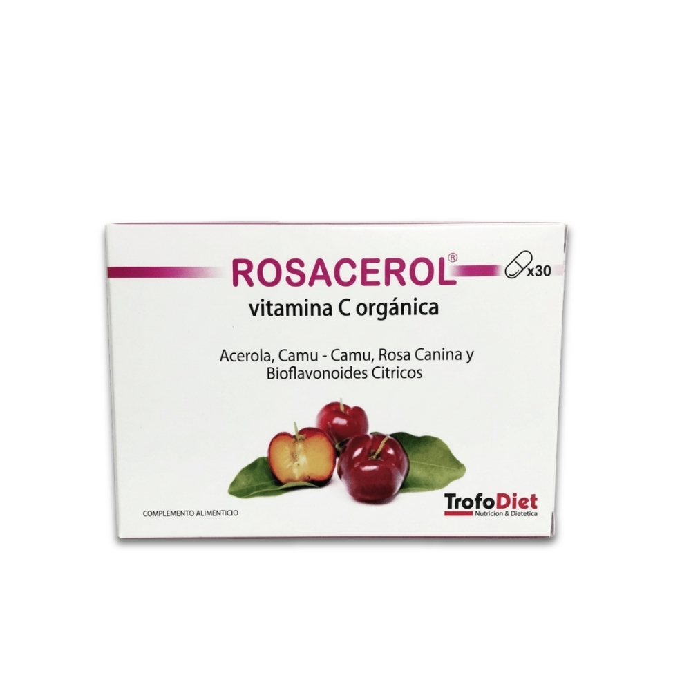 Rosacerol vitamina C orgánica 30 cápsulas
