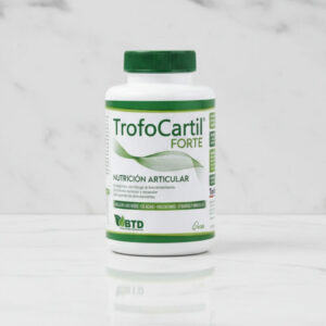 TrofoCartil forte® es un complemento alimenticio especialmente formulado para mantener la salud articular y mejorar la movilidad. Su potente combinación de mejillón de labio verde, extractos naturales y nutrientes esenciales proporciona un apoyo integral para las articulaciones, reduciendo la inflamación y mejorando la flexibilidad.