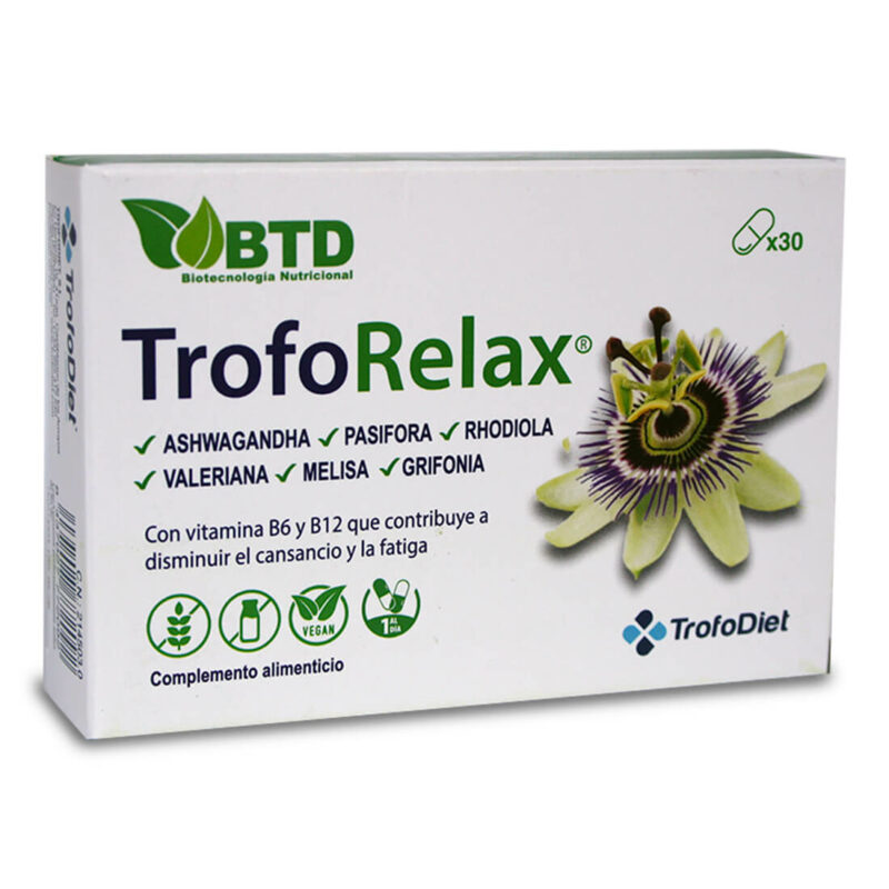 Nutrición para el sistema nervioso Complemento integrador Fitonutricional para la regulación del sistema nervioso y los estados de ánimo. Una composición sistémica, sinérgica, adaptógena exclusiva y eficaz de plantas con fitonutrientes para tratar los síntomas del estrés, restaurar los niveles de energía, así como cuidar la salud física y mental. Presentación:  30 cápsulas de 764 mg. Modo de empleo: Tomar 1  cápsulas al día fuera de comidas Para el insomnio: tomar 2 cápsulas antes de ir a dormir
