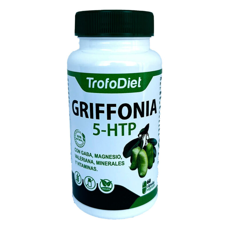 Griffonia 5 HTP con GABA, MAGNESIO,VALERIANA,MINERALES Y VITAMINAS GRUPO B, complemento alimenticio de alta calidad está diseñado para promover el equilibrio emocional, reducir el estrés y favorecer un descanso reparador. Su fórmula combina ingredientes naturales con funciones clave en el sistema nervioso y el estado de ánimo.