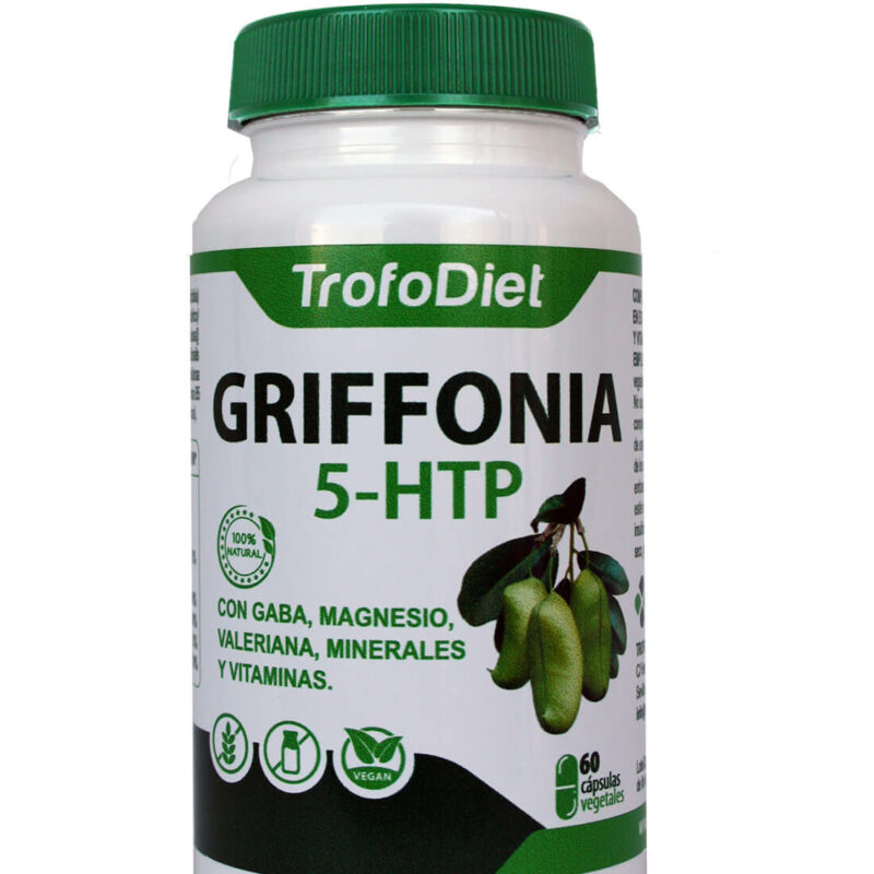 Griffonia 5 HTP con GABA, MAGNESIO,VALERIANA,MINERALES Y VITAMINAS GRUPO B, complemento alimenticio de alta calidad está diseñado para promover el equilibrio emocional, reducir el estrés y favorecer un descanso reparador. Su fórmula combina ingredientes naturales con funciones clave en el sistema nervioso y el estado de ánimo.