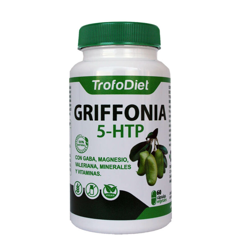 Griffonia 5 HTP con GABA, MAGNESIO,VALERIANA,MINERALES Y VITAMINAS GRUPO B, complemento alimenticio de alta calidad está diseñado para promover el equilibrio emocional, reducir el estrés y favorecer un descanso reparador. Su fórmula combina ingredientes naturales con funciones clave en el sistema nervioso y el estado de ánimo.