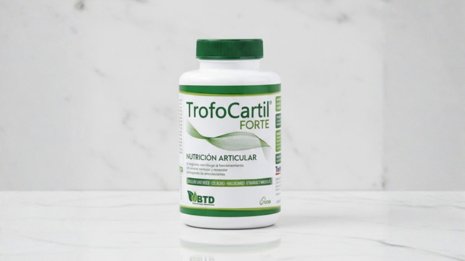 ¿Sufres dolor articular en Huelva? Recupera tu movilidad con TrofoCartil FORTE. Fórmula con mejillón de labio verde y colágeno para regenerar el cartílago. ¡Compra con 10% de dto. en suscripción!