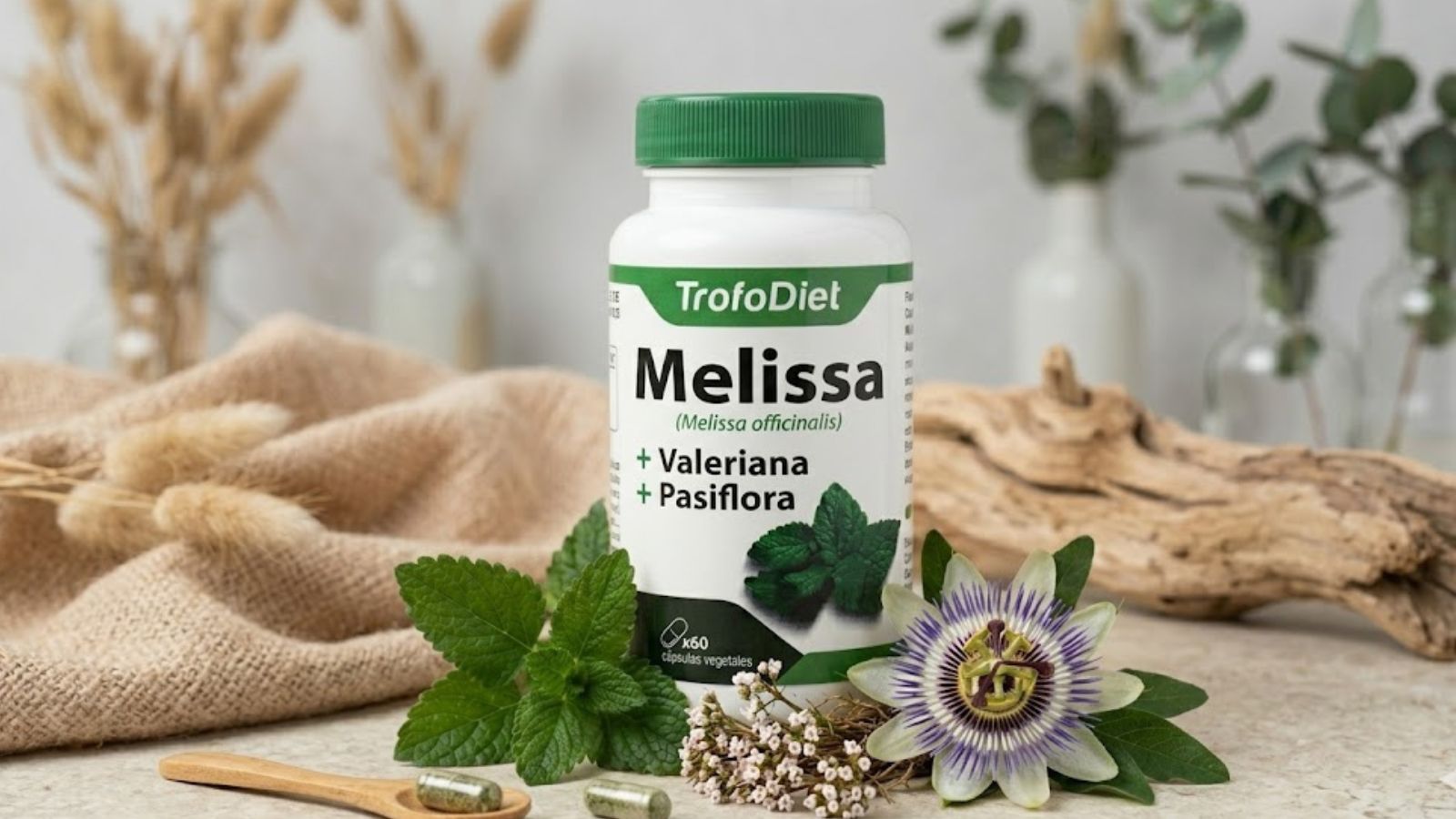 ¿El ritmo de Málaga te estresa? Prueba nuestro complejo de Melisa, Valeriana y Pasiflora. 60 cápsulas vegetales para relajar la tensión y dormir mejor. ¡Bienestar local!