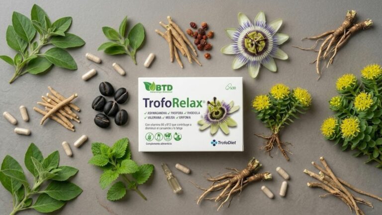 ¿El estrés diario te agota? Descubre TrofoRelax de TrofoDiet. Fórmula única con Ashwagandha y Rodiola para reducir la fatiga en Almería. ¡Recupera tu equilibrio natural hoy!